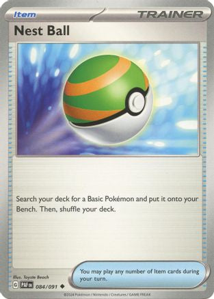 Nest Ball 084/091  - Reverse Holofoil SV Paldean Fates - Uncommon