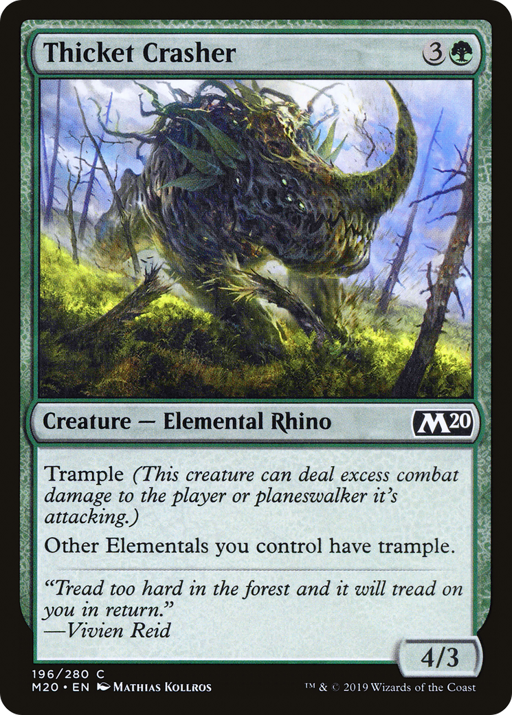 Thicket Crasher⁣ - Core 2020⁣ (Common)⁣ [196]