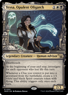 Teysa, Opulent Oligarch (Showcase) (0321) (MKM-321) - Murders at Karlov Manor: (Showcase)