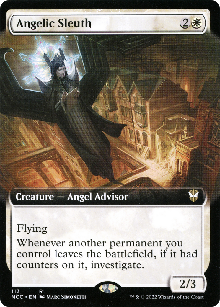 Angelic Sleuth (Extended Art) (NCC-113) - New Capenna Commander: (Extended Art)