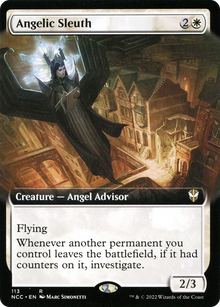 Angelic Sleuth (Extended Art) (NCC-113) - New Capenna Commander: (Extended Art)