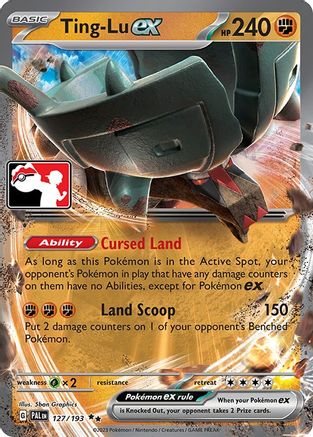 Ting-Lu ex 127/193  - Holofoil Prize Pack Series Cards - Double Rare
