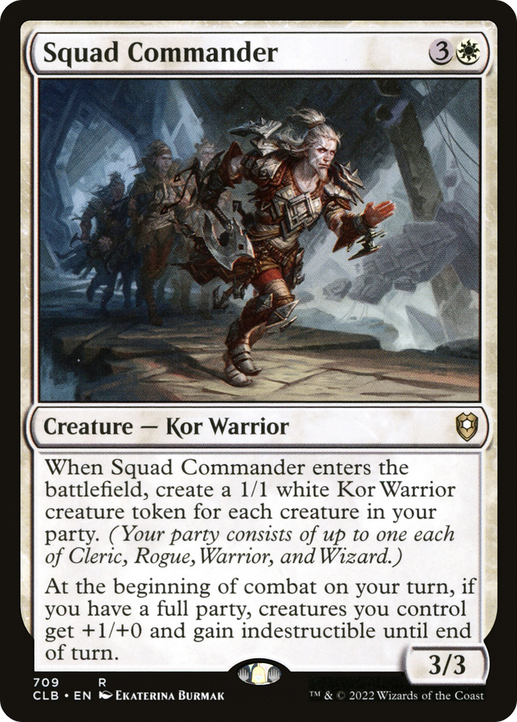 Squad Commander⁣ - Commander Legends: Battle for Baldur's Gate: Extras⁣ (Rare)⁣ [709]