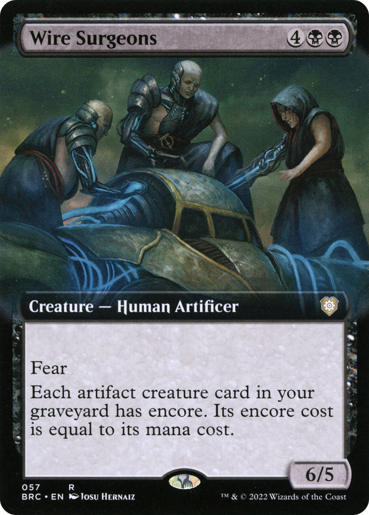 Wire Surgeons (Extended Art) (BRC-057) - The Brothers' War Commander: (Extended Art)