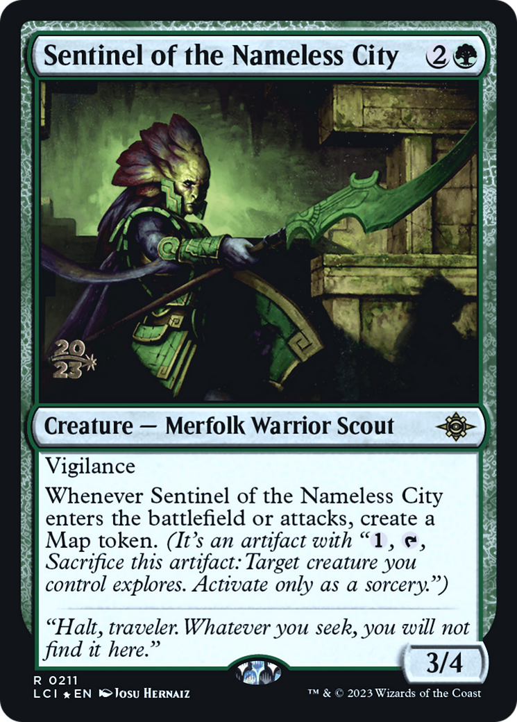 Sentinel of the Nameless City (PRE-211S) - The Lost Caverns of Ixalan Promos Foil