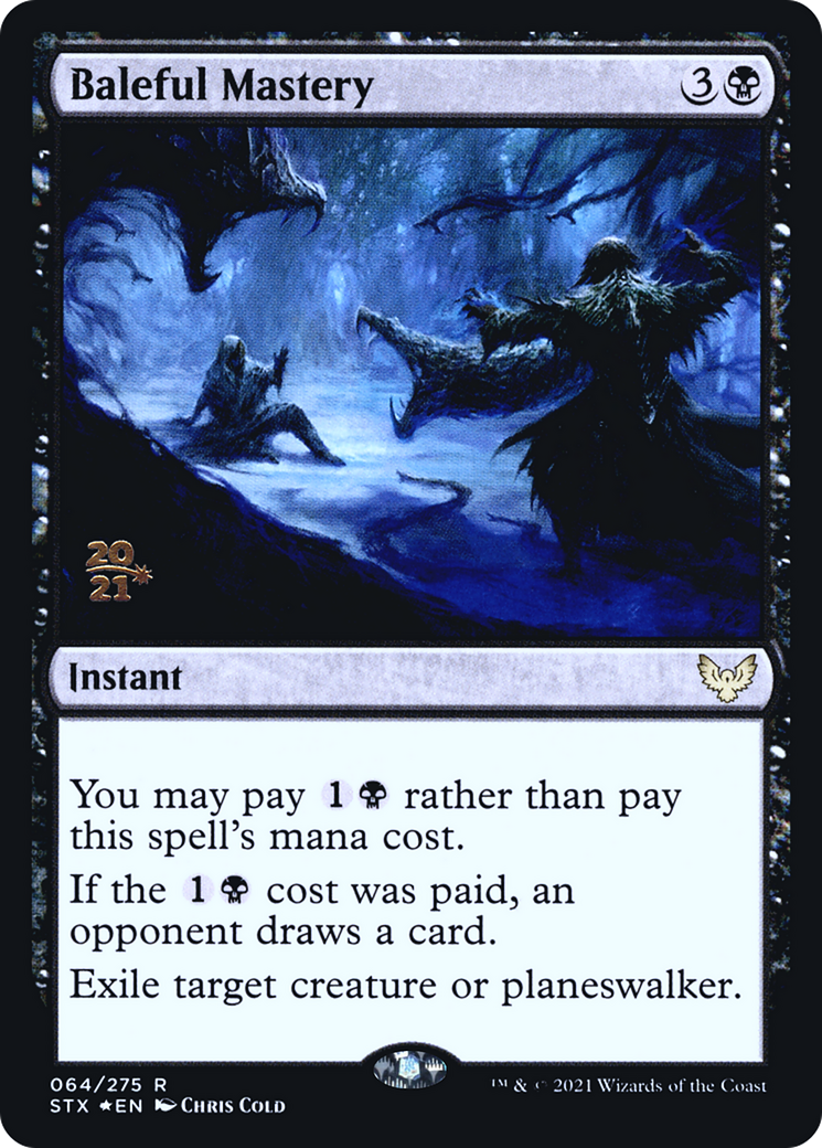Baleful Mastery (PRE-64S) - Strixhaven: School of Mages Promos Foil