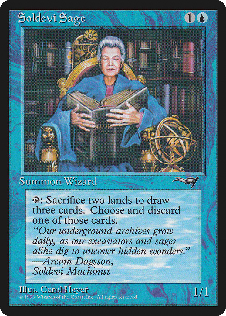Soldevi Sage (Old Woman) (ALL-34B) - Alliances