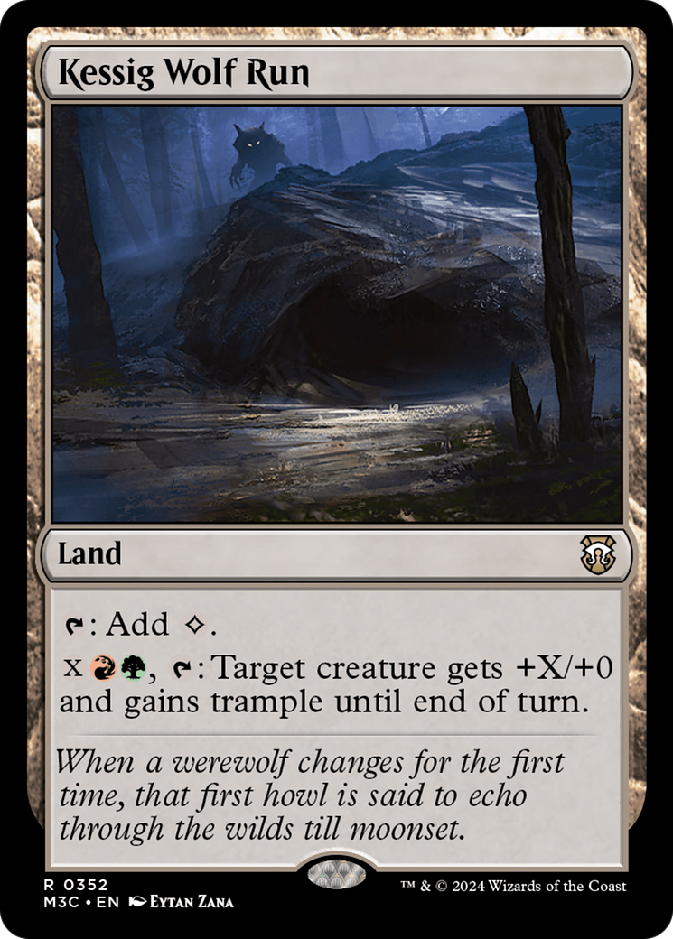 Kessig Wolf Run⁣ - Commander: Modern Horizons 3⁣ (Rare)⁣ [352]