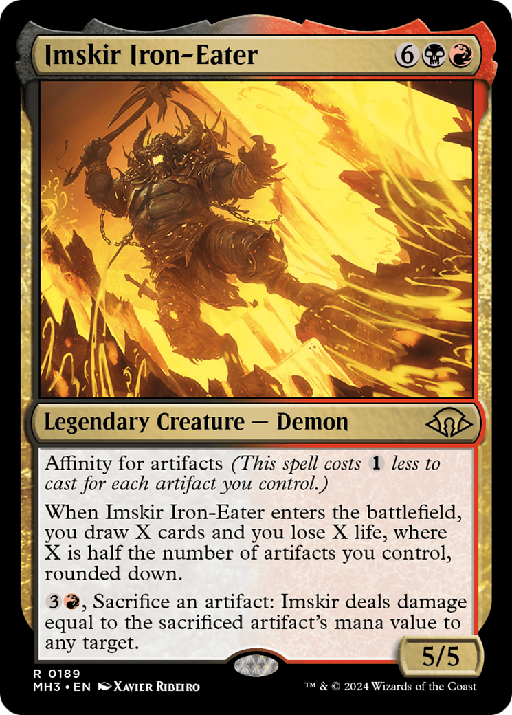 Imskir Iron-Eater⁣ - Modern Horizons 3⁣ (Rare)⁣ [189]