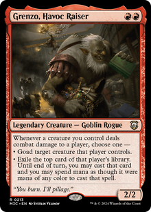 Grenzo, Havoc Raiser⁣ - Commander: Modern Horizons 3⁣ (Rare)⁣ [213]