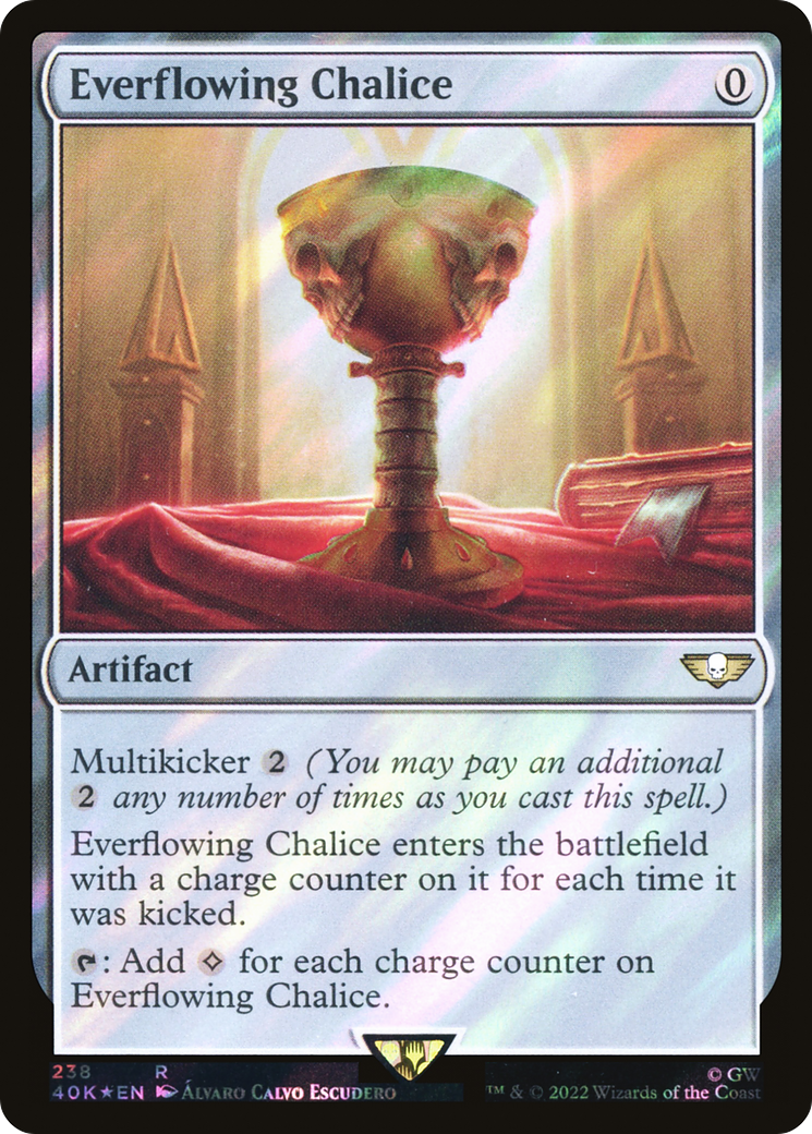 Everflowing Chalice (Surge Foil) (40K-238★) - Warhammer 40,000 Commander Foil
