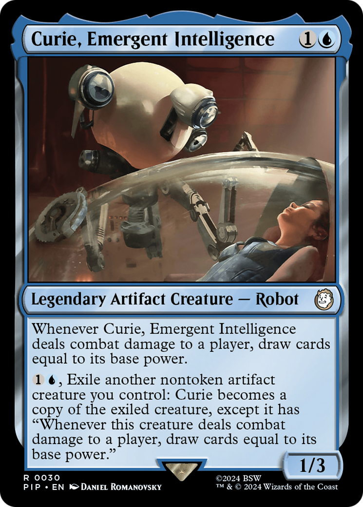 Curie, Emergent Intelligence⁣ - Universes Beyond: Fallout⁣ (Rare)⁣ [30]