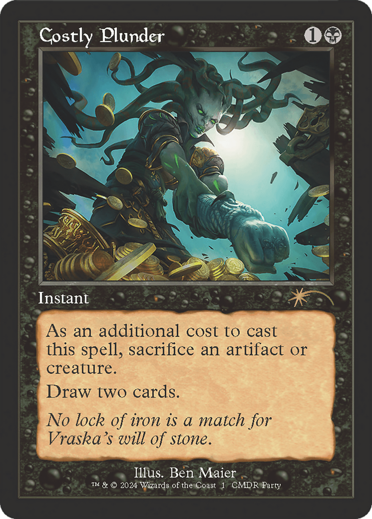Costly Plunder (Retro Frame) (WPN-001) - Wizards Play Network 2024