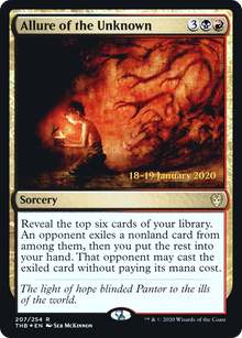 Allure of the Unknown (PRE-207S) - Theros Beyond Death Promos Foil
