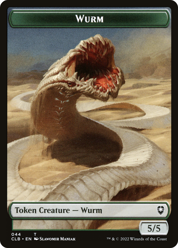 Wurm (TCLB-044) - Battle for Baldur's Gate Tokens