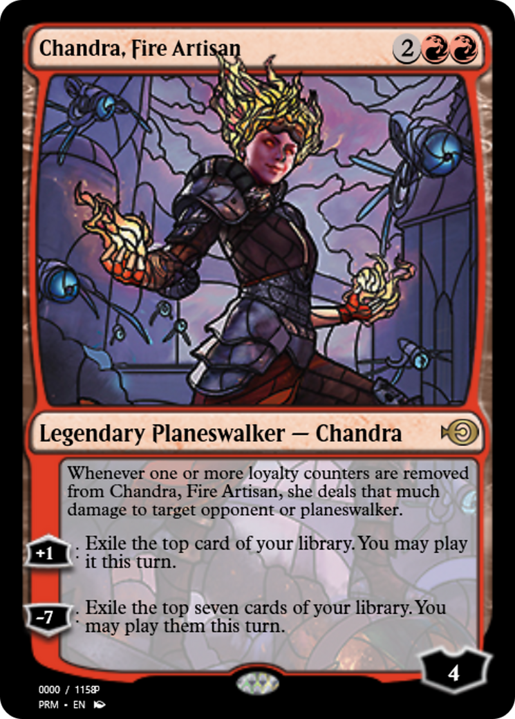 Chandra, Fire Artisan (PRM-77997) - Magic Online Promos