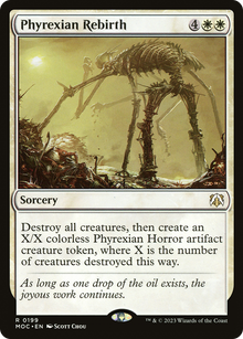 Phyrexian Rebirth⁣ - Commander: March of the Machine⁣ (Rare)⁣ [199]