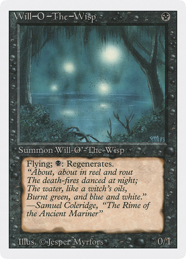 Will-o'-the-Wisp (3ED-137) - Revised Edition
