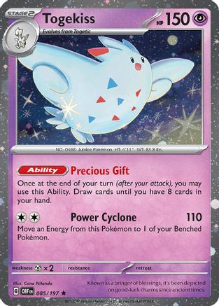 Togekiss 085/197  - Holofoil Blister Exclusives - Promo