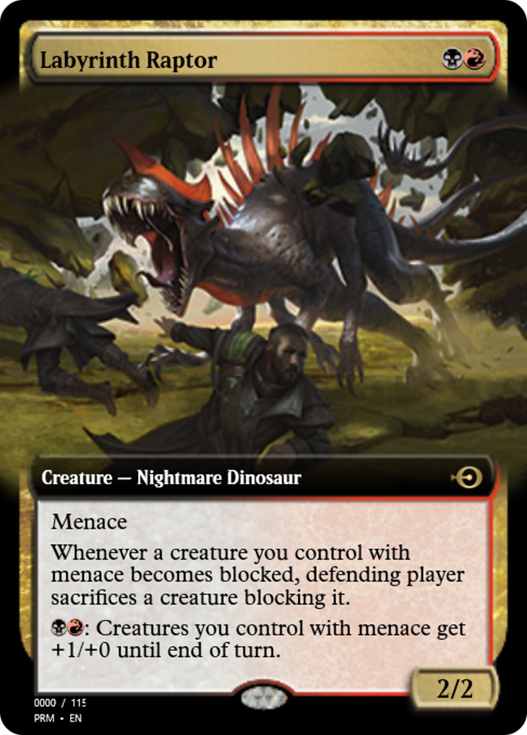 Labyrinth Raptor (PRM-80817) - Magic Online Promos