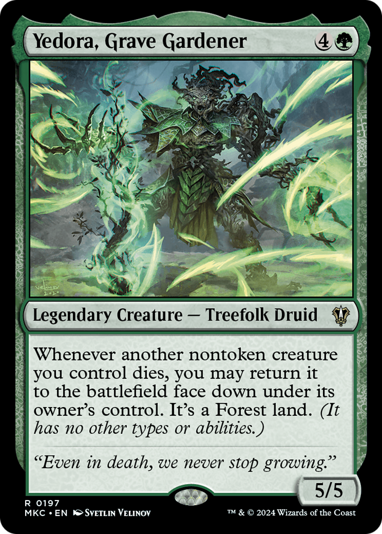Yedora, Grave Gardener⁣ - Commander: Murders at Karlov Manor⁣ (Rare)⁣ [197]
