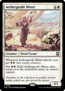 Aethergeode Miner (Ripple Foil) (M3C-163) - Modern Horizons 3 Commander Foil