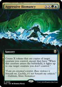 Aggressive Biomancy (Extended Art) (Ripple Foil) (M3C-069) - Modern Horizons 3 Commander Foil