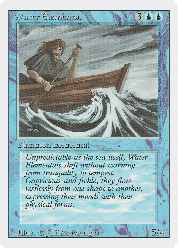 Water Elemental (3ED-092) - Revised Edition