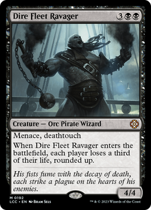 Dire Fleet Ravager⁣ - Commander: The Lost Caverns of Ixalan⁣ (Mythic)⁣ [192]