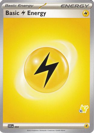Basic Lightning Energy - Pikachu 16 004  Battle Academy 2024 - Common