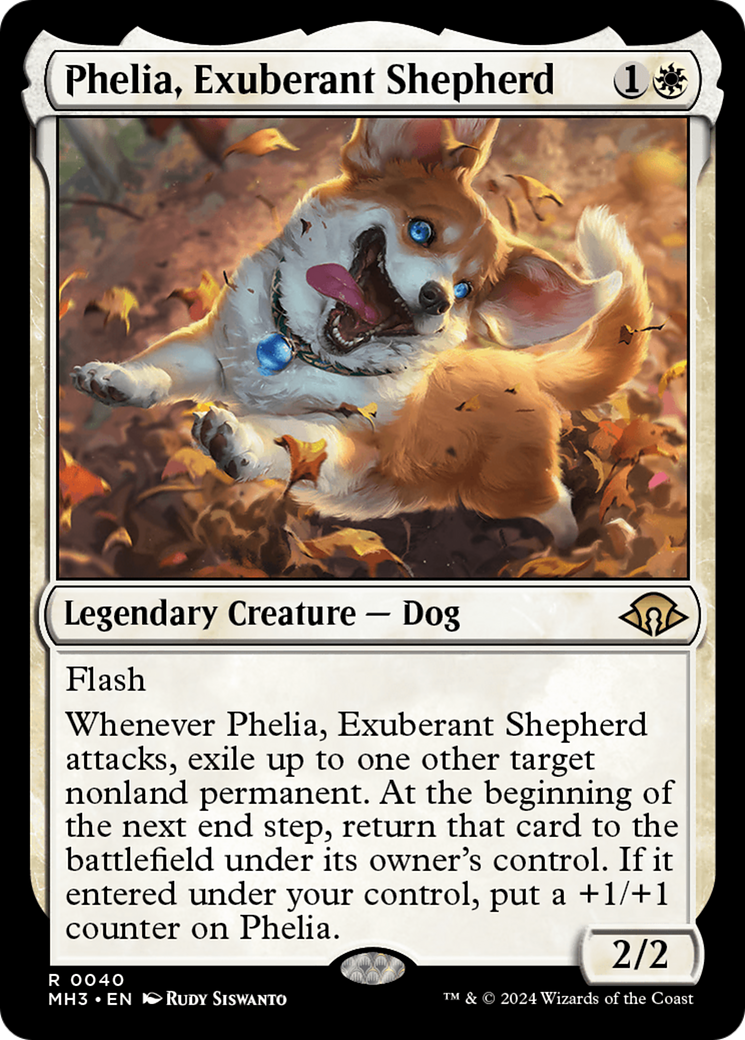 Phelia, Exuberant Shepherd⁣ - Modern Horizons 3⁣ (Rare)⁣ [40]