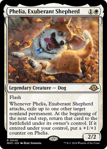 Phelia, Exuberant Shepherd⁣ - Modern Horizons 3⁣ (Rare)⁣ [40]