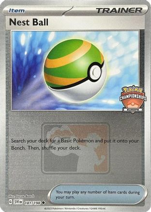 Nest Ball 181/198  - Reverse Holofoil League & Championship Cards - Uncommon