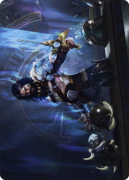Halvar, God of Battle // Halvar, God of Battle (AKHM-002) - Kaldheim Art Series (Borderless)