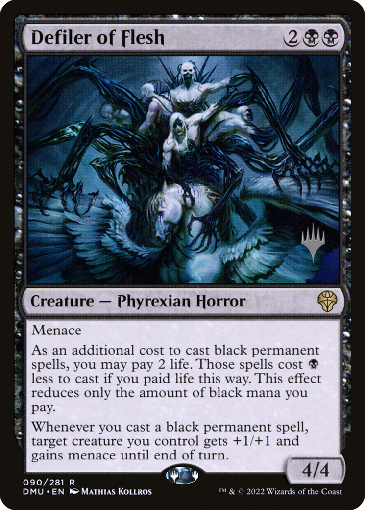 Defiler of Flesh (PPDMU-90P) - Dominaria United Promos