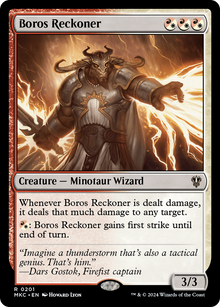 Boros Reckoner⁣ - Commander: Murders at Karlov Manor⁣ (Rare)⁣ [201]