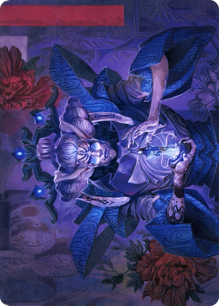 Tameshi, Reality Architect // Tameshi, Reality Architect (ANEO-036) - Neon Dynasty Art Series (Borderless) Foil