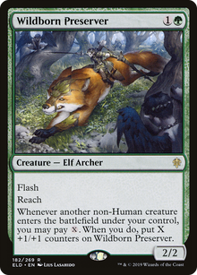 Wildborn Preserver (ELD-182) - Throne of Eldraine Foil