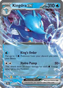 Kingdra ex 012/064  - Holofoil SV Shrouded Fable - Double Rare - Stamped