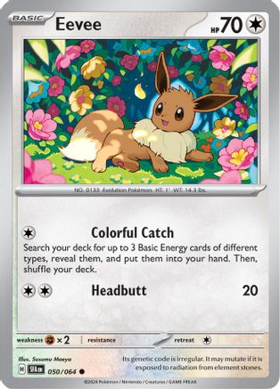 Eevee 050/064  - Reverse Holofoil SV Shrouded Fable - Common