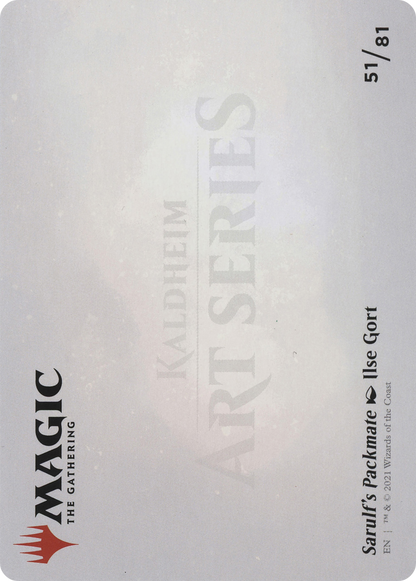 Sarulf's Packmate // Sarulf's Packmate (AKHM-051) - Kaldheim Art Series (Borderless)