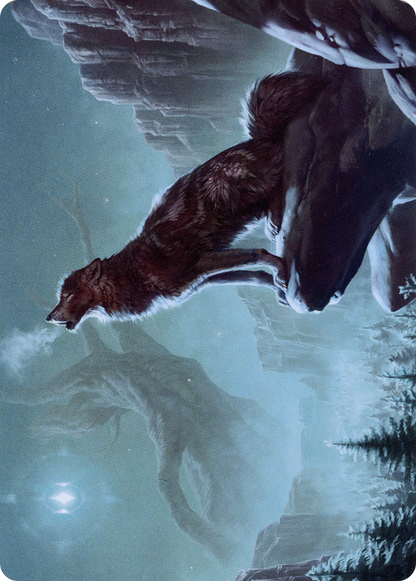 Sarulf's Packmate // Sarulf's Packmate (AKHM-051) - Kaldheim Art Series (Borderless) Foil