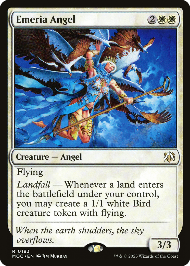 Emeria Angel⁣ - Commander: March of the Machine⁣ (Rare)⁣ [183]