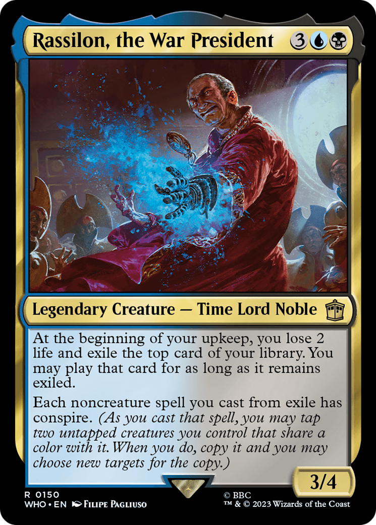 Rassilon, the War President⁣ - Universes Beyond: Doctor Who⁣ (Rare)⁣ [150]