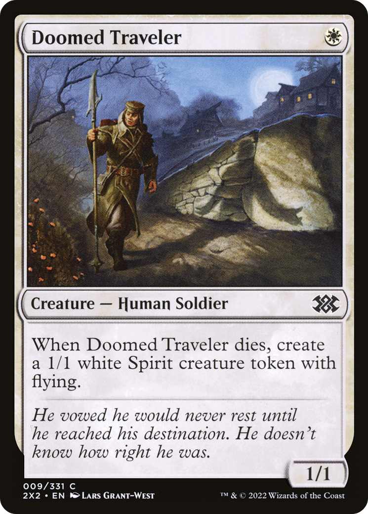 Doomed Traveler⁣ - Double Masters 2022⁣ (Common)⁣ [9]