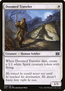 Doomed Traveler⁣ - Double Masters 2022⁣ (Common)⁣ [9]