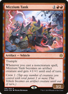 Mizzium Tank (WAR-138) - War of the Spark Foil