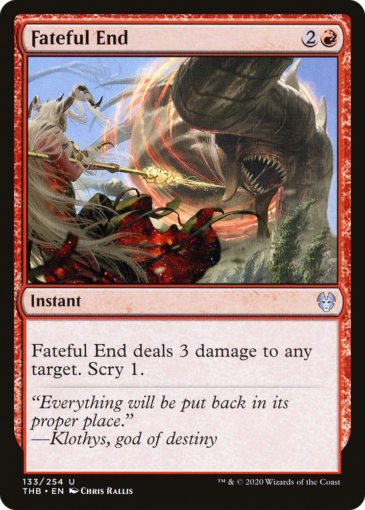 Fateful End⁣ - Theros Beyond Death⁣ (Uncommon)⁣ [133]