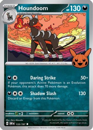 Houndoom 133/197  Trick or Trade BOOster Bundle 2024 - Uncommon