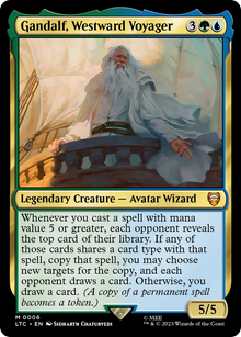 Gandalf, Westward Voyager⁣ - Commander: The Lord of the Rings: Tales of Middle-earth⁣ (Mythic)⁣ [6]